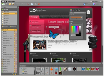 Magix Website Maker screenshot