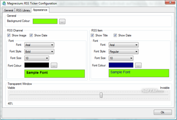 Magnesium: RSS 2.0 Ticker screenshot 4