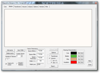 Magnetics Designer screenshot 2
