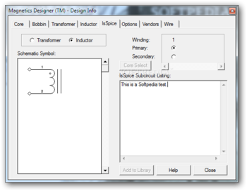 Magnetics Designer screenshot 5