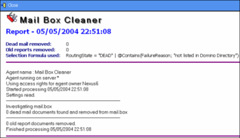 Mail Box Cleaner screenshot