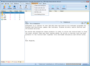Mail Commander Deluxe screenshot 9