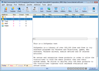 Mail Commander Pro screenshot