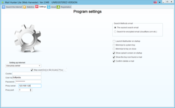 Mail Hunter Lite (Web Harvester) screenshot 4