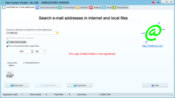 Mail Hunter screenshot