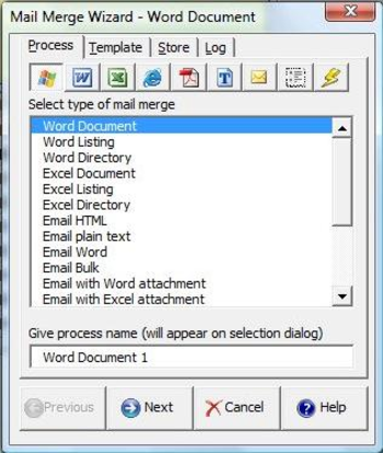 Mail Merge for Microsoft Access 2003 screenshot