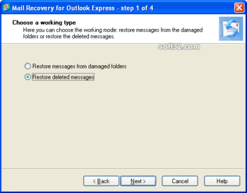 Mail Recovery for Outlook Express screenshot 2