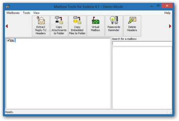 Mailbox Tools for Eudora screenshot