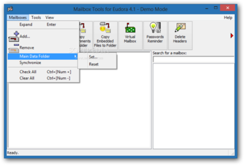 Mailbox Tools for Eudora screenshot 2