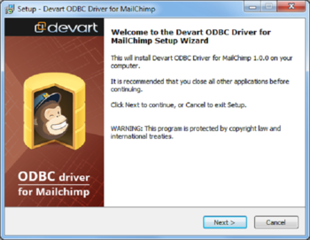 MailChimp ODBC Driver (32/64 bit) screenshot