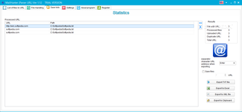 MailHunter URL Parser screenshot 3
