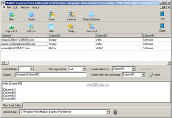 Mailing List Express Pro screenshot 5