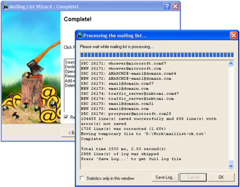 Mailing List Wizard screenshot 2