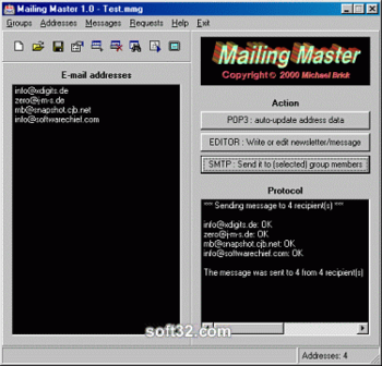 Mailing Master screenshot