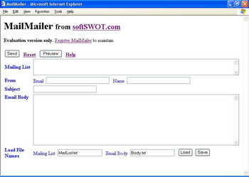 MailMailer screenshot