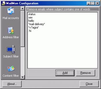 MailMon screenshot