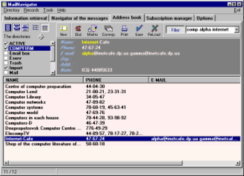 MailNavigator screenshot