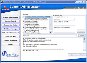 MailScan for Lotus Notes screenshot 4
