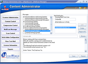 MailScan for Mail Server screenshot 4