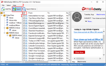 MailsDaddy MBOX to PST Converter screenshot 4