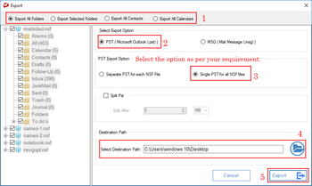 MailsDaddy NSF to PST Converter screenshot 3