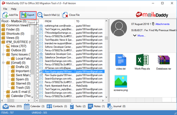 MailsDaddy OST to Office 365 Migration Tool screenshot 2