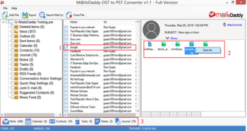 MailsDaddy OST to PST Converter screenshot 2