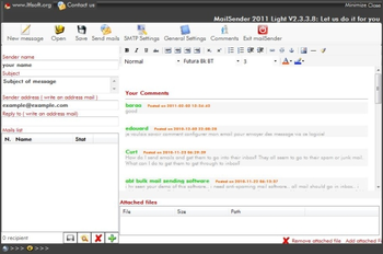MailSender screenshot