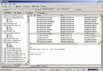 MailSniff screenshot