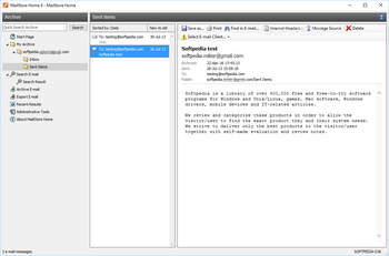 MailStore Home Portable screenshot 3