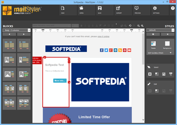 MailStyler Newsletter Creator screenshot