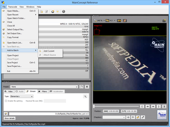 MainConcept Reference screenshot 2
