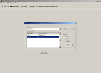 Maintanance Master screenshot