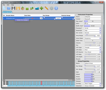 Maize Sampler Editor screenshot 4