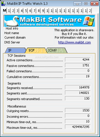 MakBit IP Traffic Watch screenshot 3