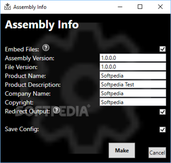Make-EXE screenshot 2
