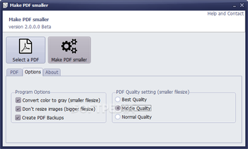 Make PDF smaller screenshot 2