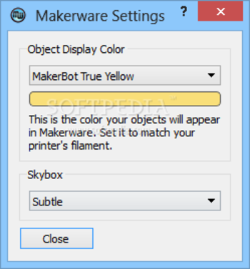 MakerWare screenshot 3