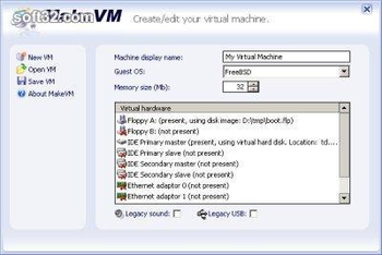 MakeVM screenshot 2