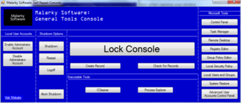 Malarky Software General Tools Console screenshot 2