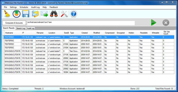 Malicious File Hunter screenshot