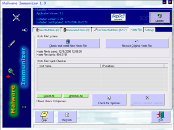 Malware Immunizer screenshot 2