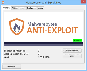 Malwarebytes Anti-Exploit screenshot