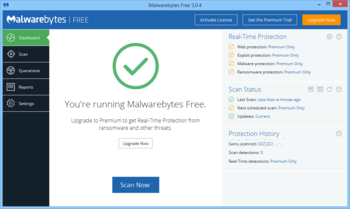 Malwarebytes screenshot