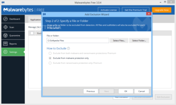 Malwarebytes screenshot 9