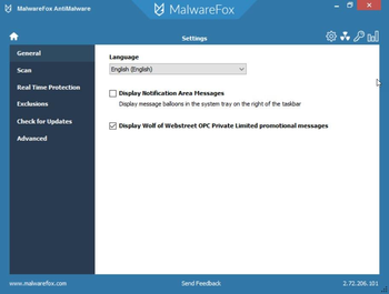 Malwarefox Antimalware screenshot