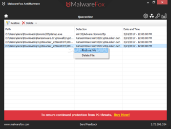 MalwareFox AntiMalware screenshot 3