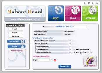 MalwareGuard screenshot