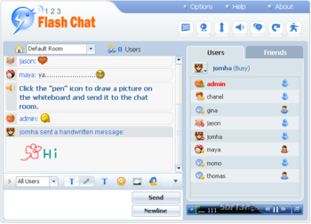 Mambo Chat Module for 123 Flash Chat screenshot 3