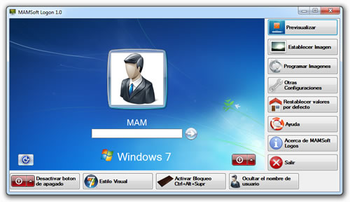MAMSoft Logon screenshot